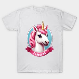 Fabulous Pinky Unicorn T-Shirt